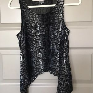 Velvet Print Tank Urban Outfitters